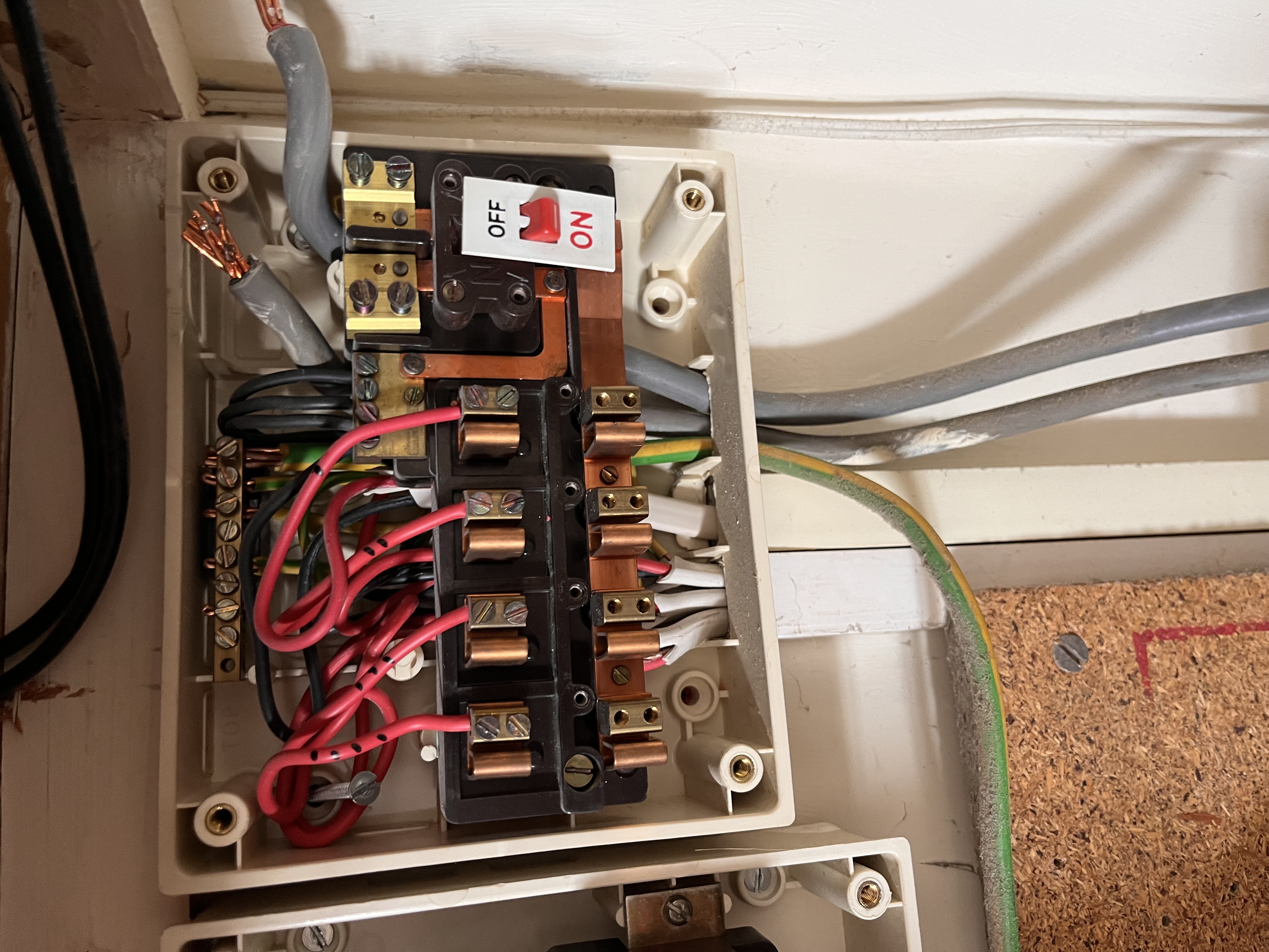 Old fuse board replacement